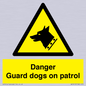 WU5410: Danger Guard Dogs Sign