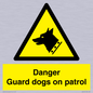 WU5410: Danger Guard Dogs Sign