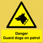 WU5410: Danger Guard Dogs Sign
