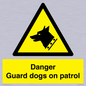 WU5410: Danger Guard Dogs Sign