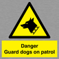 WU5410: Danger Guard Dogs Sign