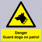 WU5410: Danger Guard Dogs Sign