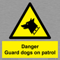 WU5410: Danger Guard Dogs Sign
