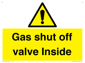 WV10039: Gas shut off valve Inside