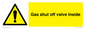WV10039: Gas shut off valve Inside