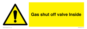 WV10039: Gas shut off valve Inside