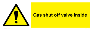 WV10039: Gas shut off valve Inside