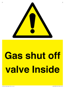 WV10039: Gas shut off valve Inside