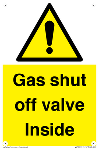 WV10039: Gas shut off valve Inside