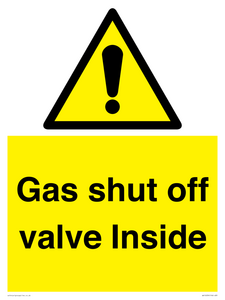WV10039: Gas shut off valve Inside