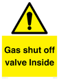 WV10039: Gas shut off valve Inside