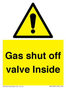 WV10039: Gas shut off valve Inside