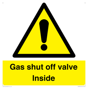 WV10039: Gas shut off valve Inside