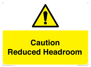 WV10042: Caution Reduced Headroom