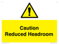 WV10042: Caution Reduced Headroom