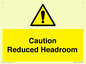 WV10042: Caution Reduced Headroom