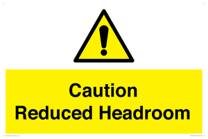 WV10042: Caution Reduced Headroom