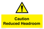 WV10042: Caution Reduced Headroom