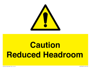 WV10042: Caution Reduced Headroom