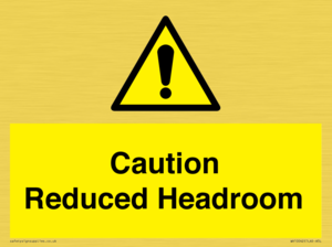 WV10042: Caution Reduced Headroom