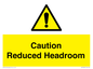 WV10042: Caution Reduced Headroom
