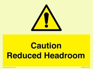WV10042: Caution Reduced Headroom