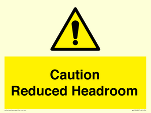 WV10042: Caution Reduced Headroom