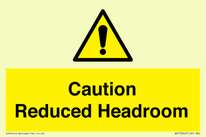 WV10042: Caution Reduced Headroom