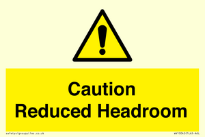 WV10042: Caution Reduced Headroom