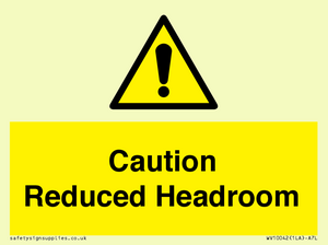 WV10042: Caution Reduced Headroom