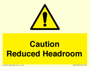 WV10042: Caution Reduced Headroom