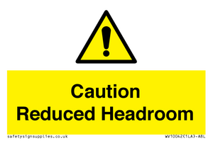 WV10042: Caution Reduced Headroom