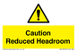 WV10042: Caution Reduced Headroom