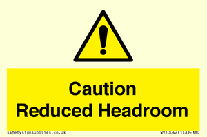 WV10042: Caution Reduced Headroom