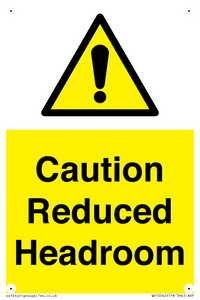 WV10042: Caution Reduced Headroom