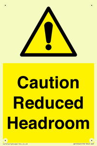 WV10042: Caution Reduced Headroom