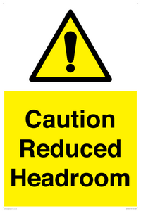 WV10042: Caution Reduced Headroom
