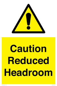 WV10042: Caution Reduced Headroom
