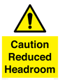 WV10042: Caution Reduced Headroom