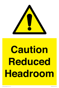 WV10042: Caution Reduced Headroom