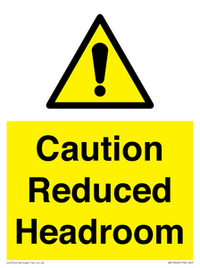 WV10042: Caution Reduced Headroom