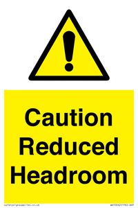 WV10042: Caution Reduced Headroom