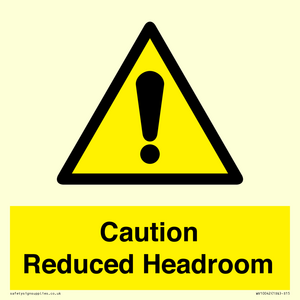 WV10042: Caution Reduced Headroom