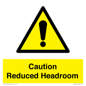 WV10042: Caution Reduced Headroom