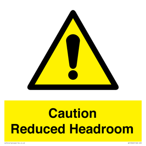 WV10042: Caution Reduced Headroom