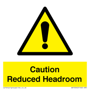 WV10042: Caution Reduced Headroom