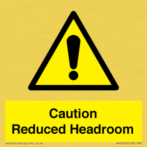 WV10042: Caution Reduced Headroom
