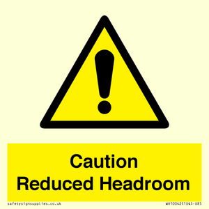 WV10042: Caution Reduced Headroom