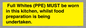 WV10254:  Full Whites (PPE) MUST be worn in this kitchen, whilst food preparation is being undertaken.