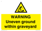 WV10256: WARNING Uneven ground within graveyard